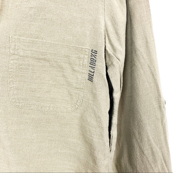 Green Long Sleeve Cotton Button Up - Picture 2 of 10